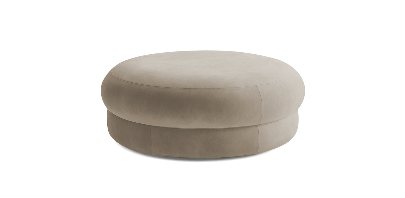 Pebbles Large Velvet Pouf