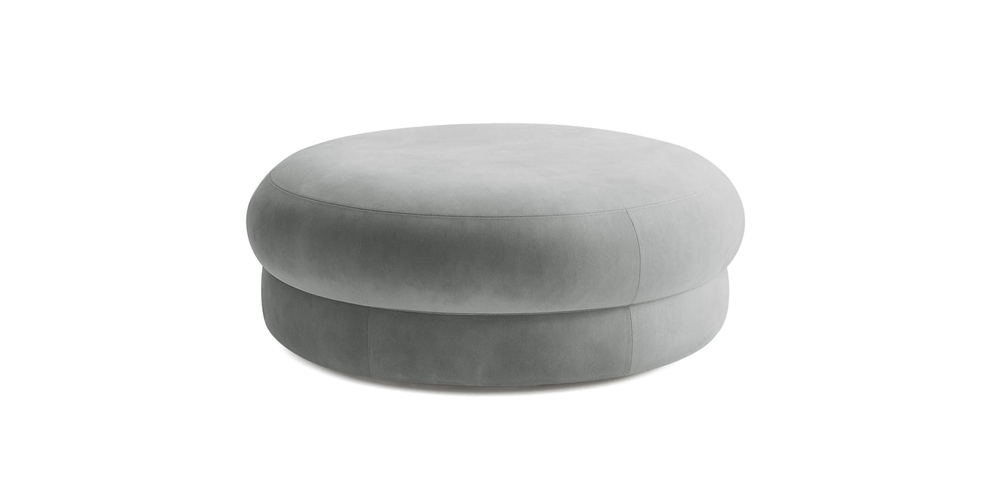 Pebbles Large Velvet Pouf
