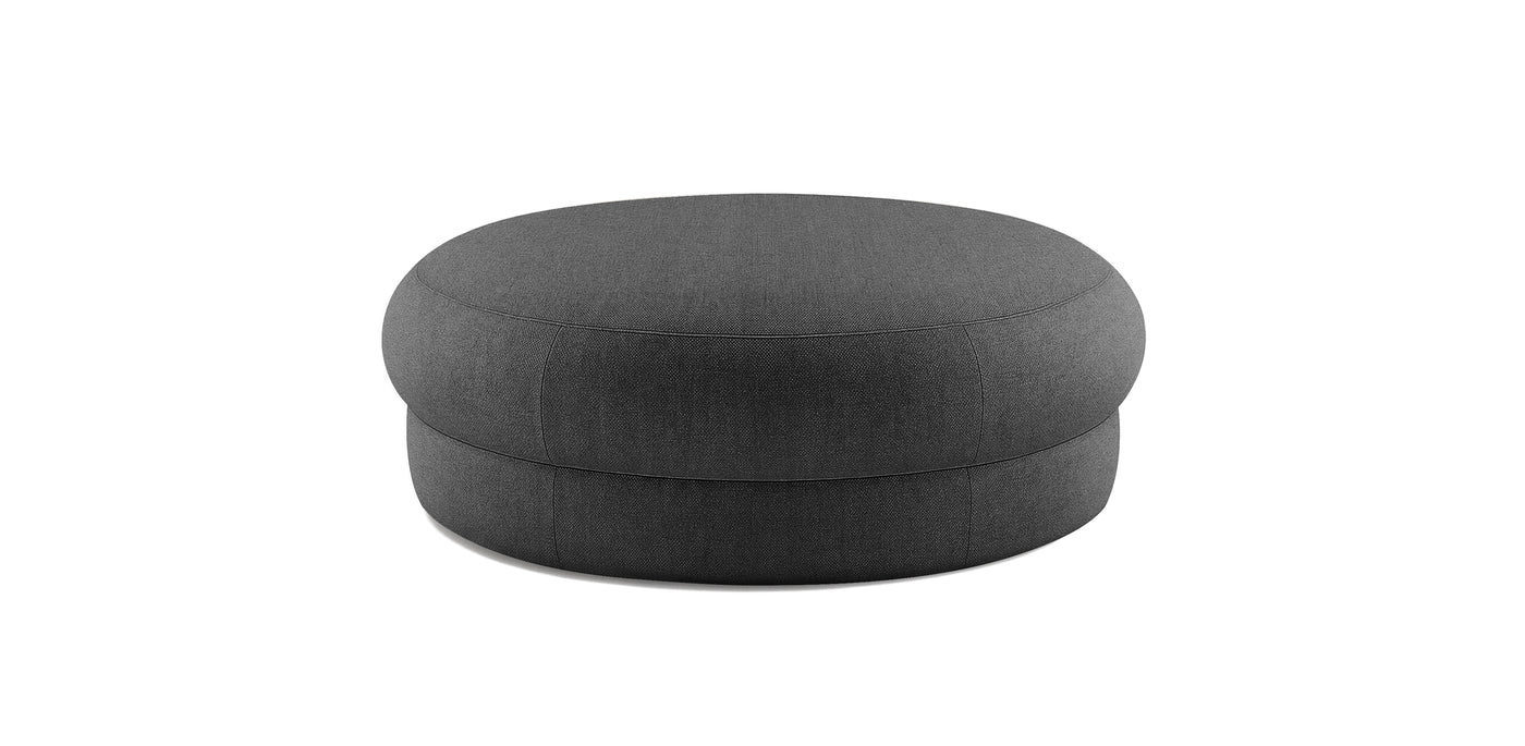 Pebbles Large Linen Pouf