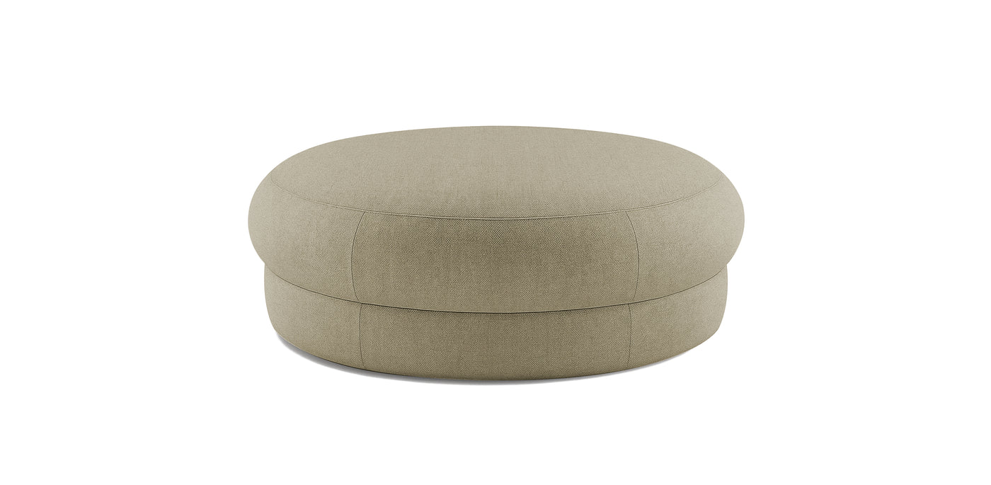 Pebbles Large Linen Pouf