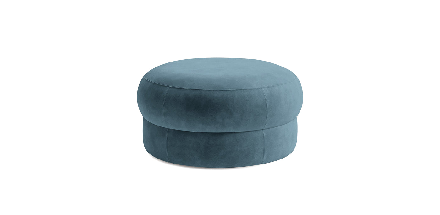 Pebbles Medium Velvet Pouf