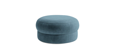 Pebbles Medium Velvet Pouf