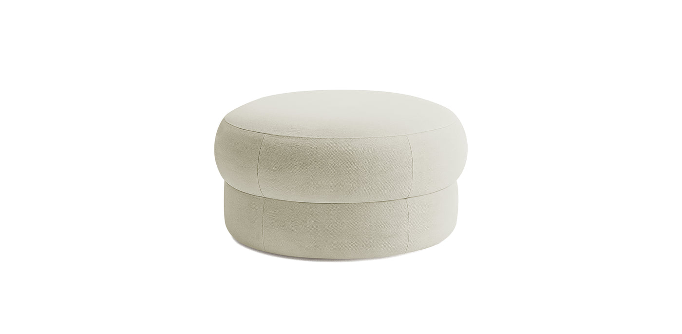 Pebbles Medium Linen Pouf