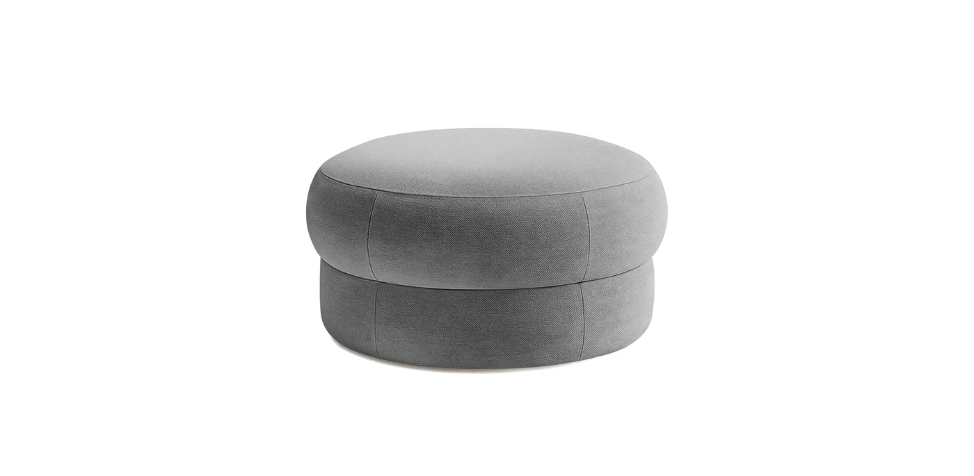 Pebbles Medium Linen Pouf