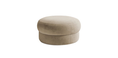 Pebbles Medium Linen Pouf