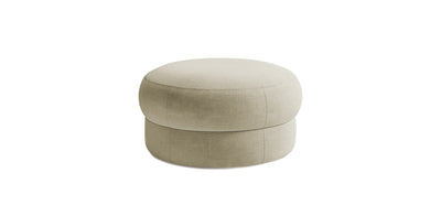 Pebbles Medium Linen Pouf