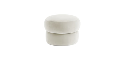Pebbles Small Velvet Pouf