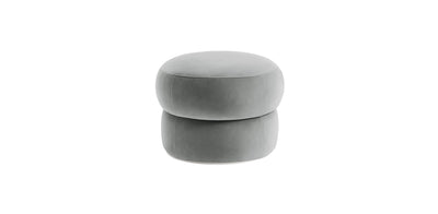 Pebbles Small Velvet Pouf
