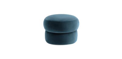Pebbles Small Velvet Pouf