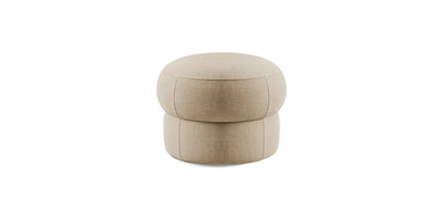Pebbles Small Linen Pouf