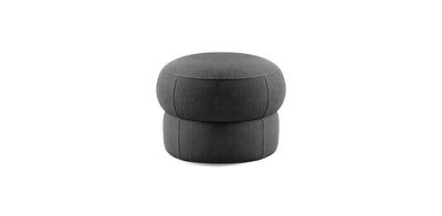 Pebbles Small Linen Pouf