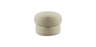 Pebbles Small Linen Pouf