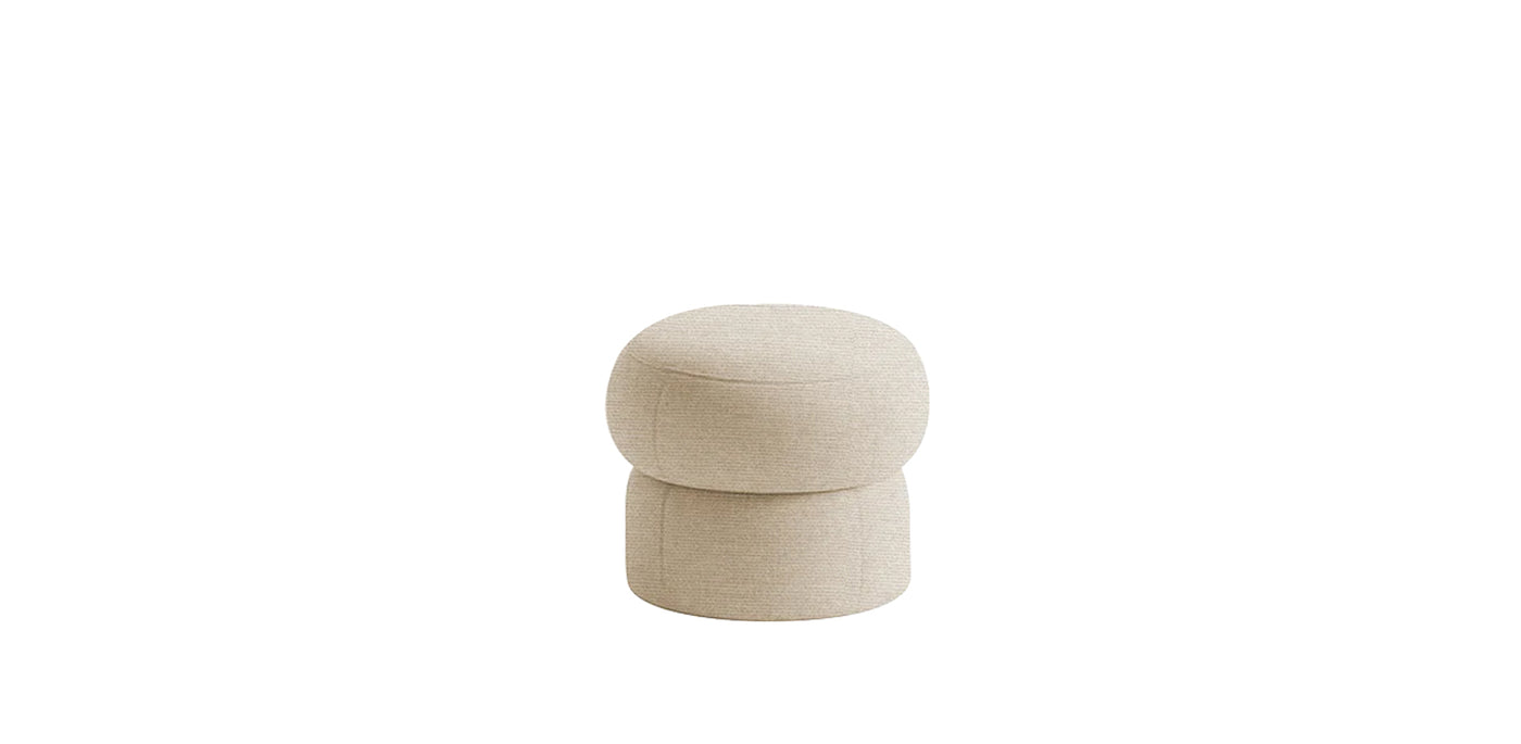 Pebbles Smallest Linen Pouf