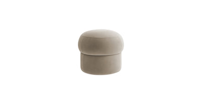 Pebbles Smallest Velvet Pouf