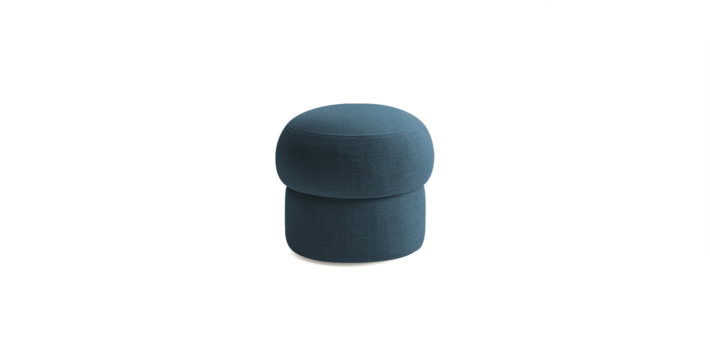 Pebbles Smallest Linen Pouf