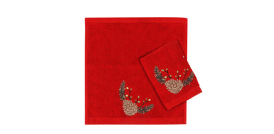 Pine Cone Guest Towels Set