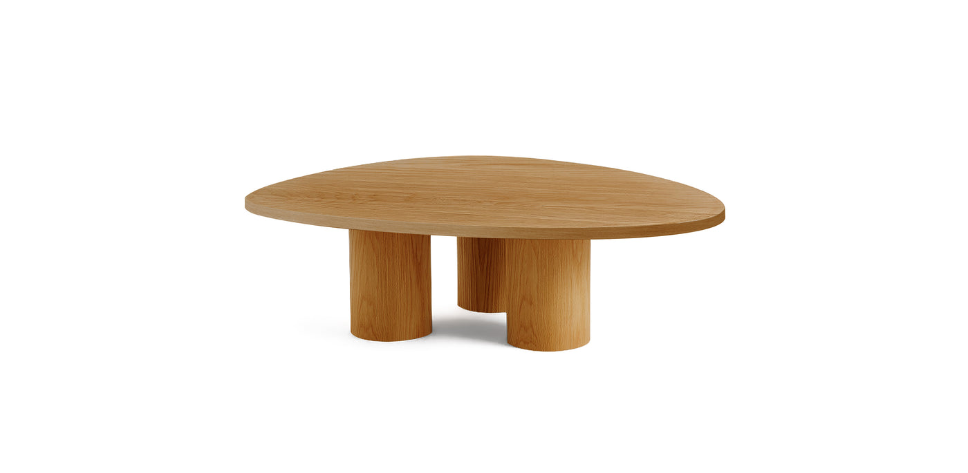Pluma Natural Veneer Coffee Table