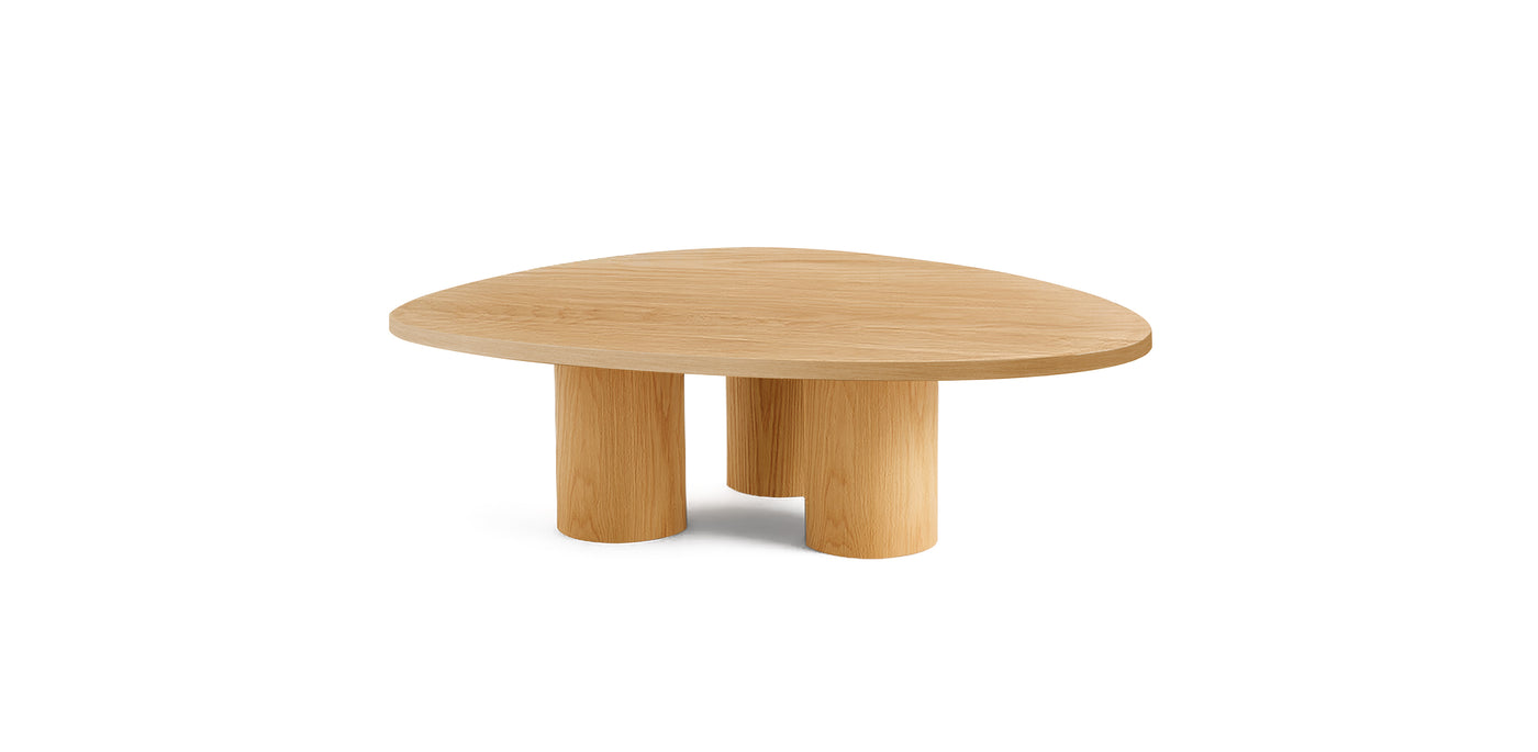 Pluma Natural Veneer Coffee Table
