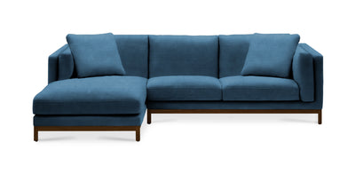 Popeye Velvet L-shape Sofa