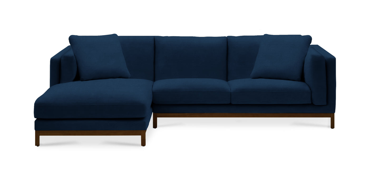 Popeye Velvet L-shape Sofa