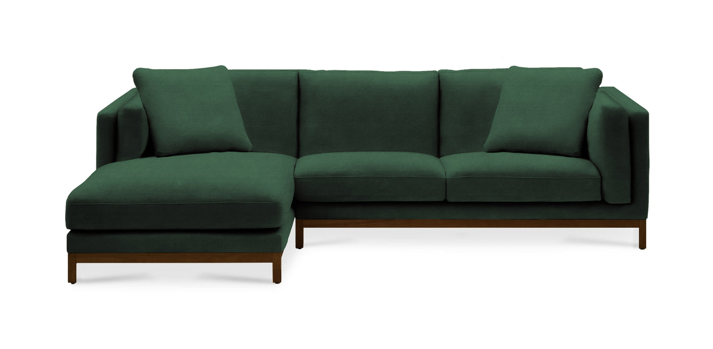 Popeye Velvet L-shape Sofa