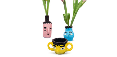 Faces Vase Set