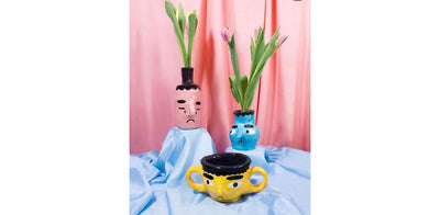 Faces Vase Set