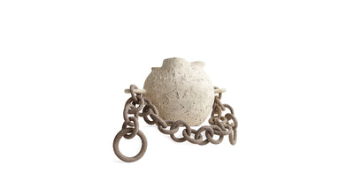 Brown Chain Vase
