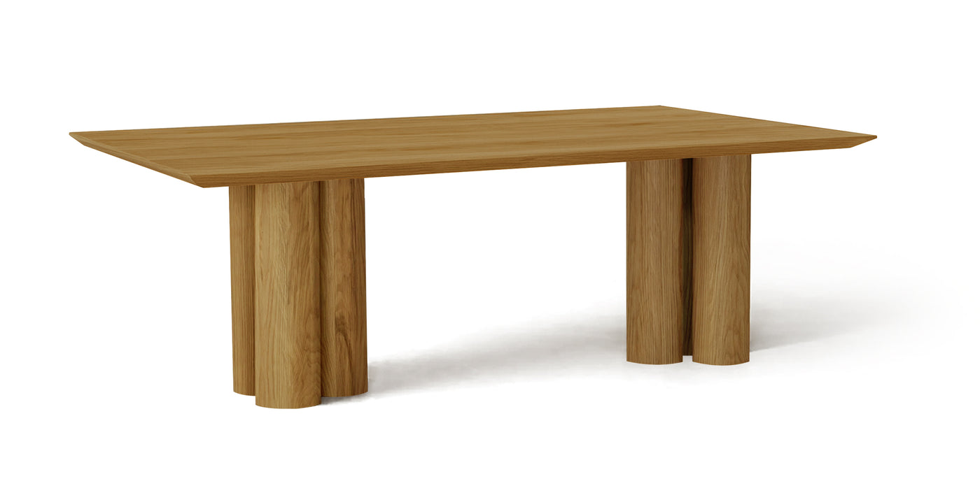 Reed Natural Veneer Dining Table