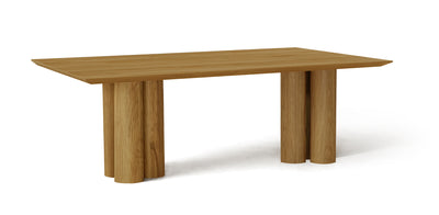 Reed Natural Veneer Dining Table