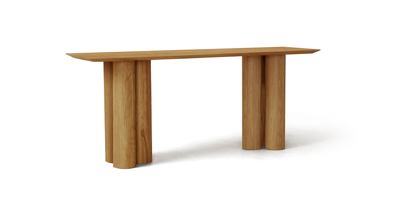Reed Natural Veneer Dining Table