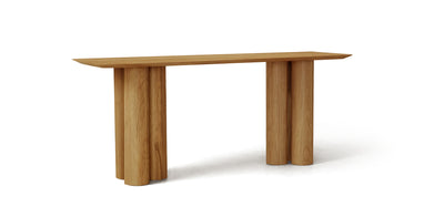 Reed Natural Veneer Dining Table