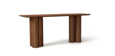Reed Natural Veneer Dining Table