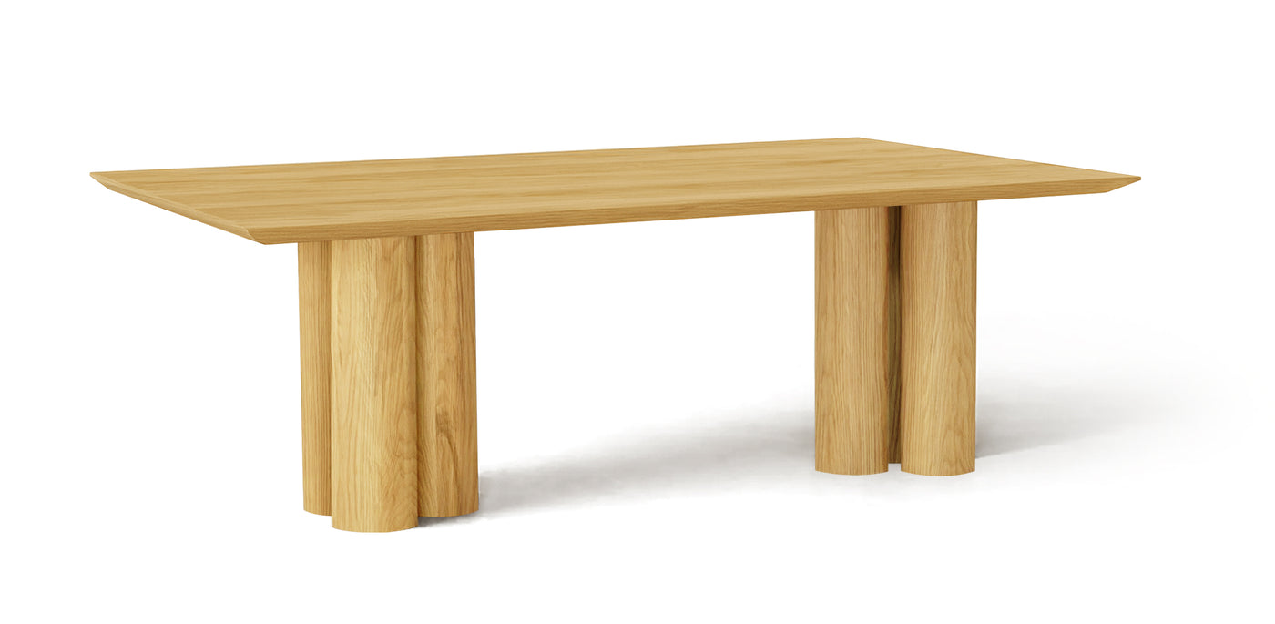 Reed Natural Veneer Dining Table