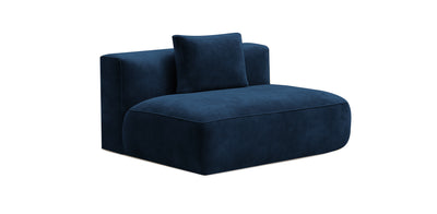Rond Velvet Armless Chair