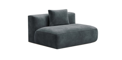 Rond Velvet Armless Chair
