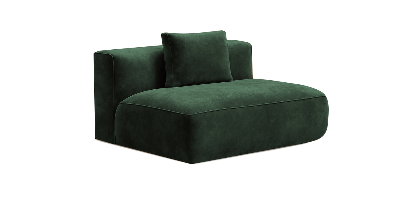 Rond Velvet Armless Chair