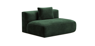 Rond Velvet Armless Chair