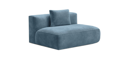 Rond Velvet Armless Chair