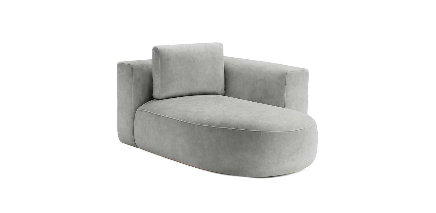 Rond Velvet Chaise Lounge