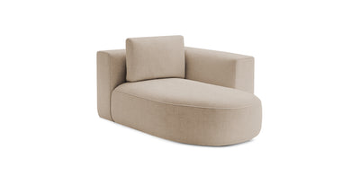 Rond Linen Chaise Lounge