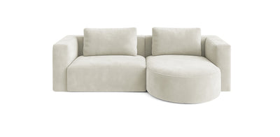 Rond 230 Velvet L-Shape Sofa
