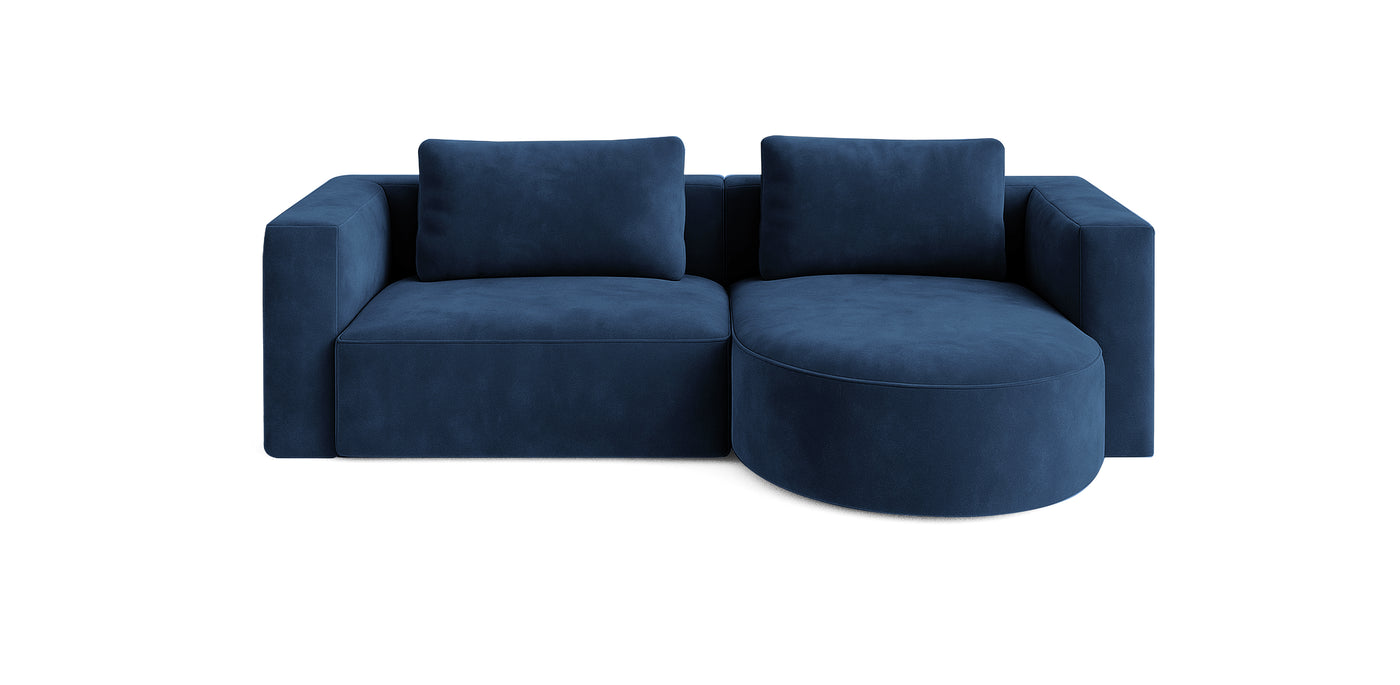 Rond 230 Velvet L-Shape Sofa
