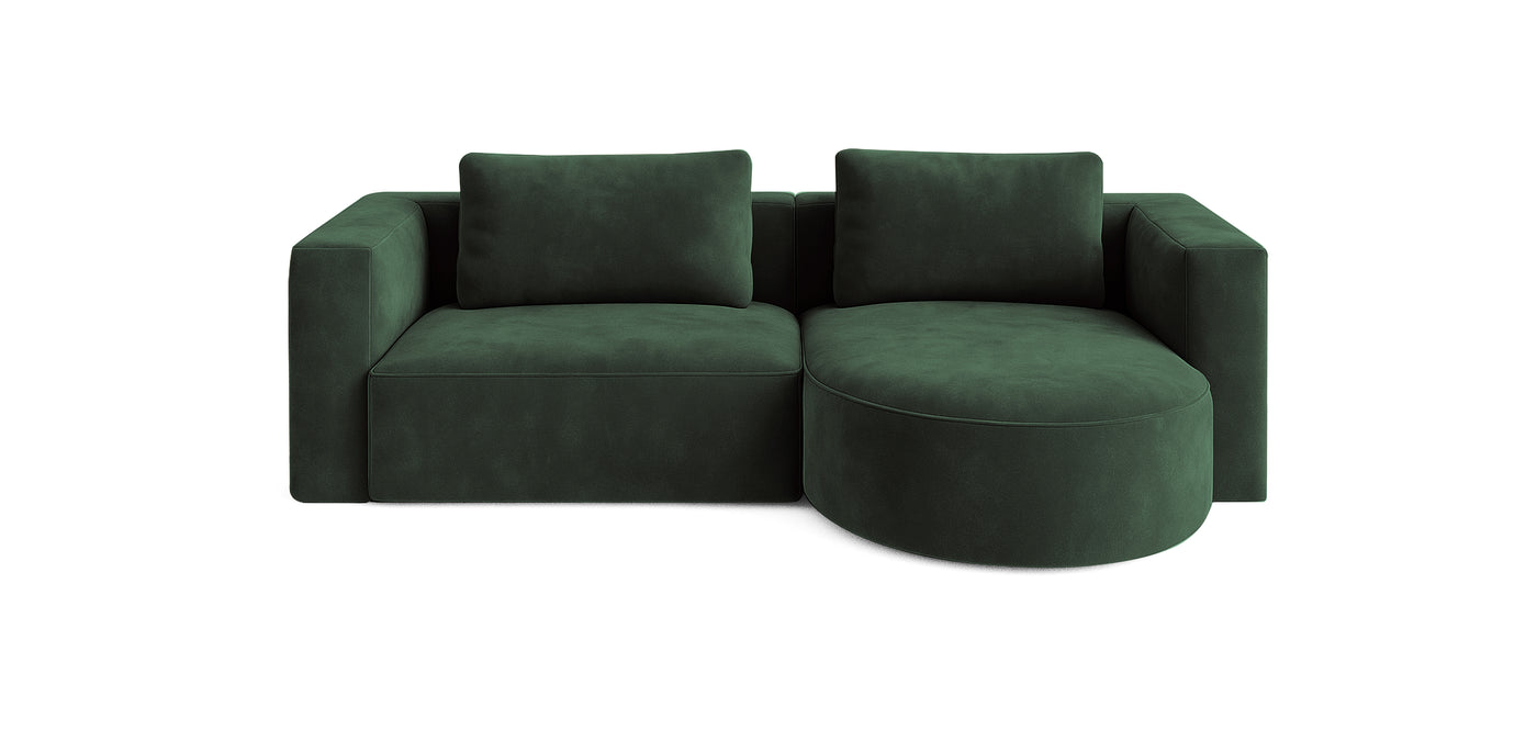 Rond 230 Velvet L-Shape Sofa