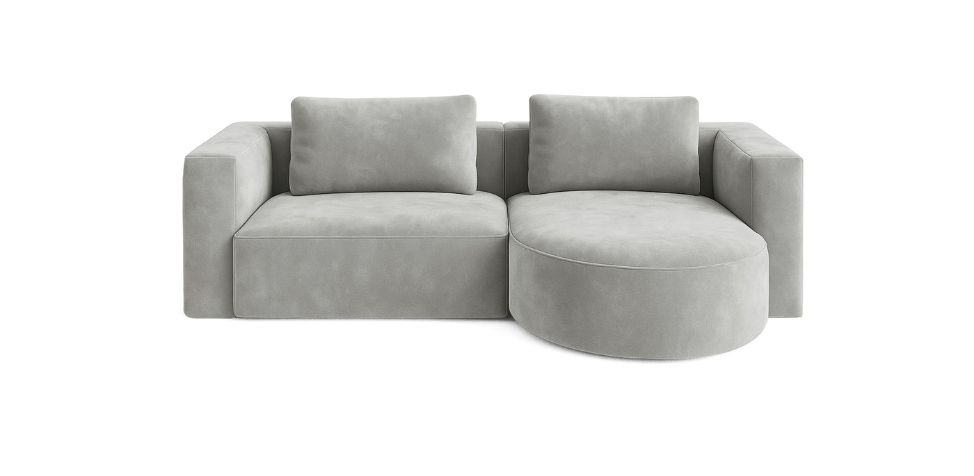 Rond 230 Velvet L-Shape Sofa