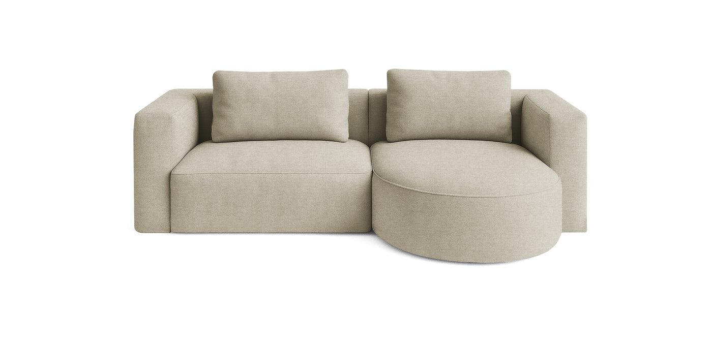 Rond 230 Linen L-Shape Sofa