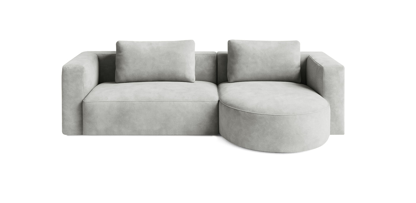 Rond 265 Velvet L-Shape Sofa