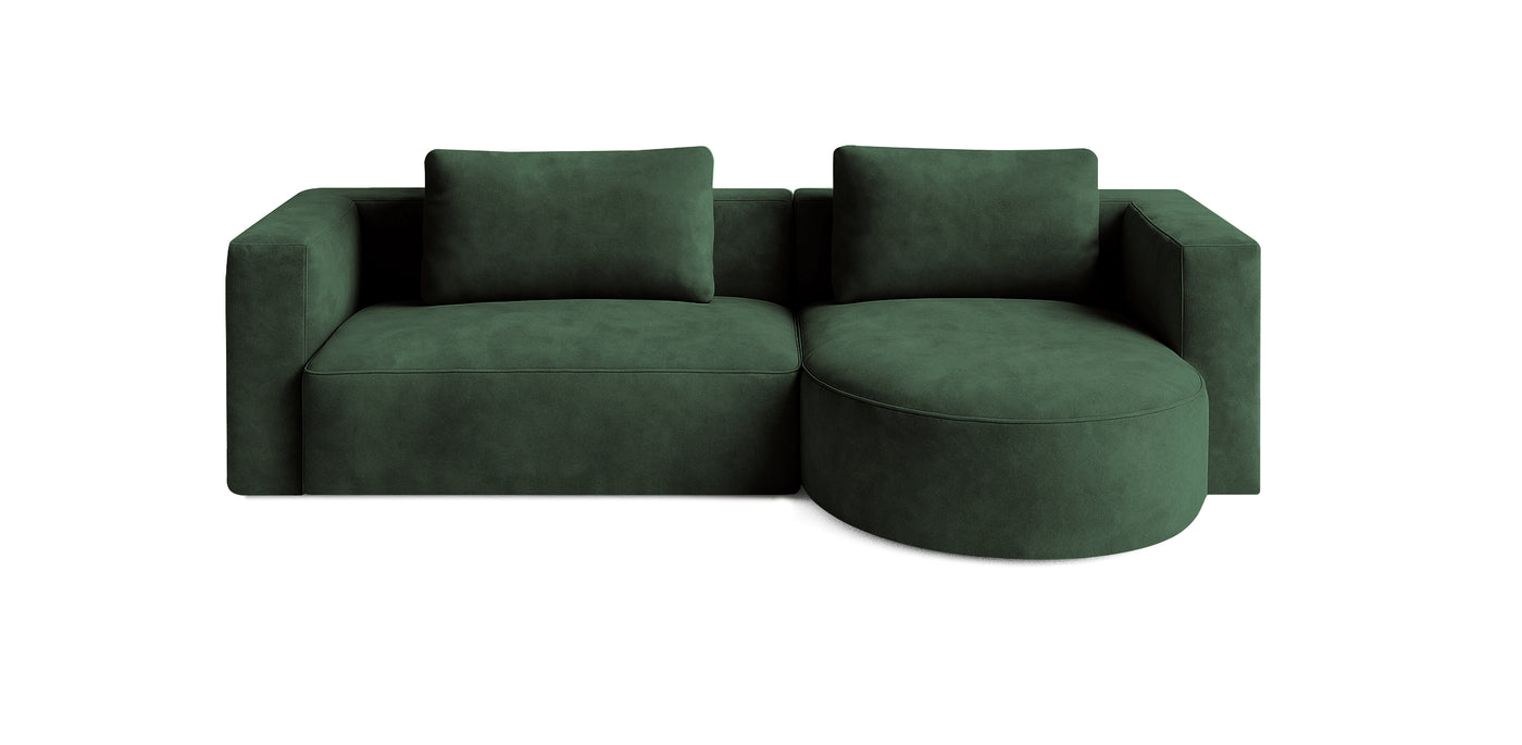 Rond 265 Velvet L-Shape Sofa