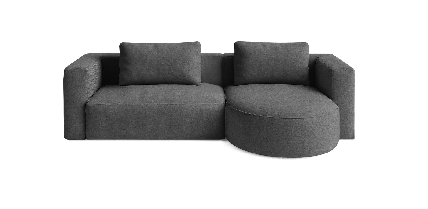 Rond 265 Linen L-Shape Sofa