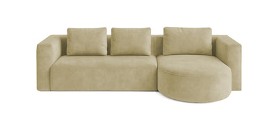 Rond 295 Velvet L-Shape Sofa